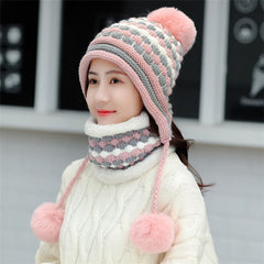 Thick Wool Fleece Hat for Women's Cycling Outdoors