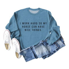 Casual Women's Autumn Winter Letter Sweater