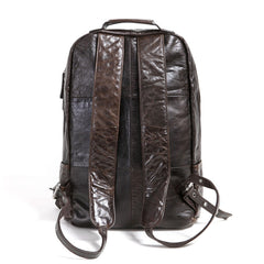 Genuine Leather Backpack with Oiled Finish