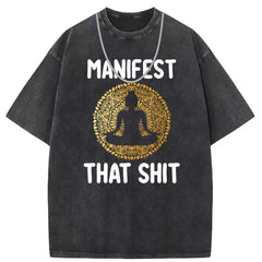 Vintage Distressed Short Sleeve T-Shirt for Couples
