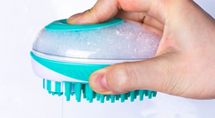 Pet Bathing Tool with Massaging Brush for Dogs and Cats