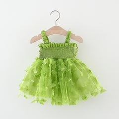 2023 Summer New Girls' Butterfly Wing Dress