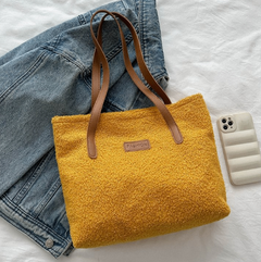 Handmade DIY Woven Plush Hand-Sewn Bag