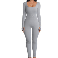 Amazon eBay Autumn Winter Women's Long Yoga Jumpsuit