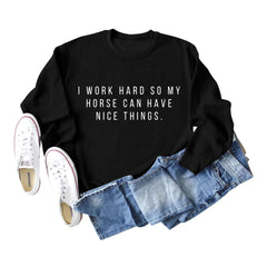 Casual Women's Autumn Winter Letter Sweater