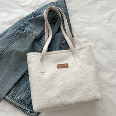 Handmade DIY Woven Plush Hand-Sewn Bag