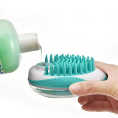 Pet Bathing Tool with Massaging Brush for Dogs and Cats