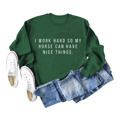 Casual Women's Autumn Winter Letter Sweater
