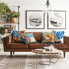 Geometric Pattern Pillowcases 4pcs 45x45cm/18x18in