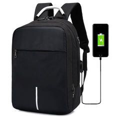 Men's Anti-Theft USB Backpack for Laptops