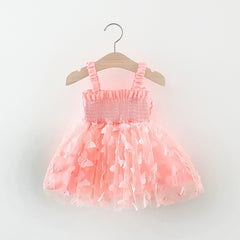 2023 Summer New Girls' Butterfly Wing Dress