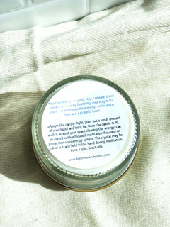 Space Clearing Candle
